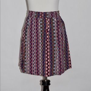 Armani Exchange digital Viscose mini skirt